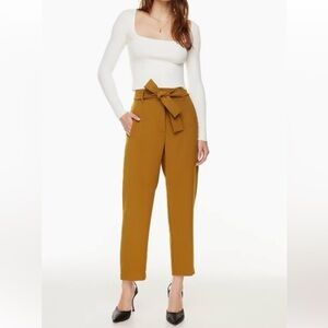 Aritzia Wilfred Tie Front Pant